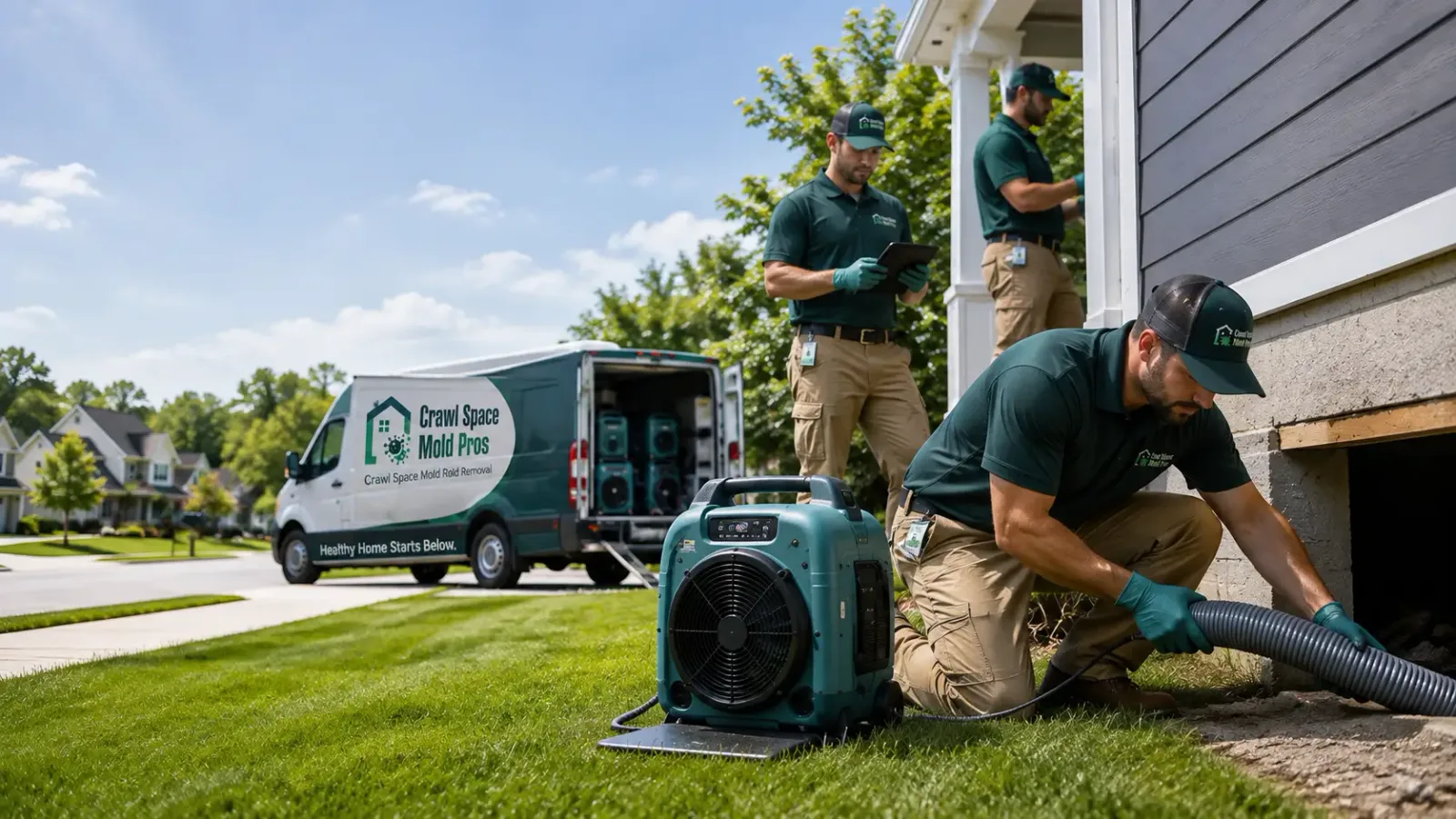 Crawl Space Mold Removal in Dayton, WY